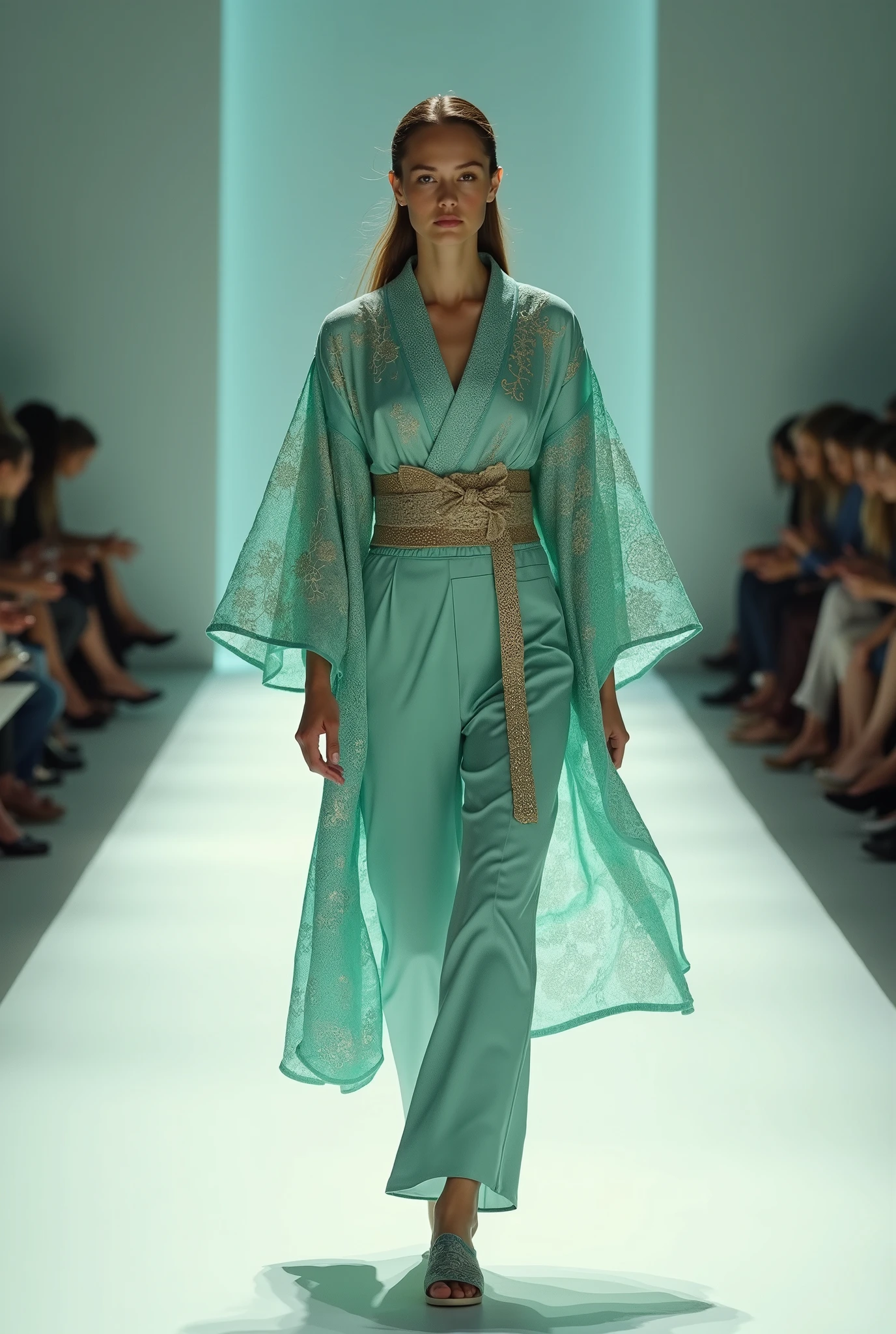  Japanese yukata walking the catwalk, Nice dress,  Get inspired by , Professional Model, cool stylish, Creating new value 