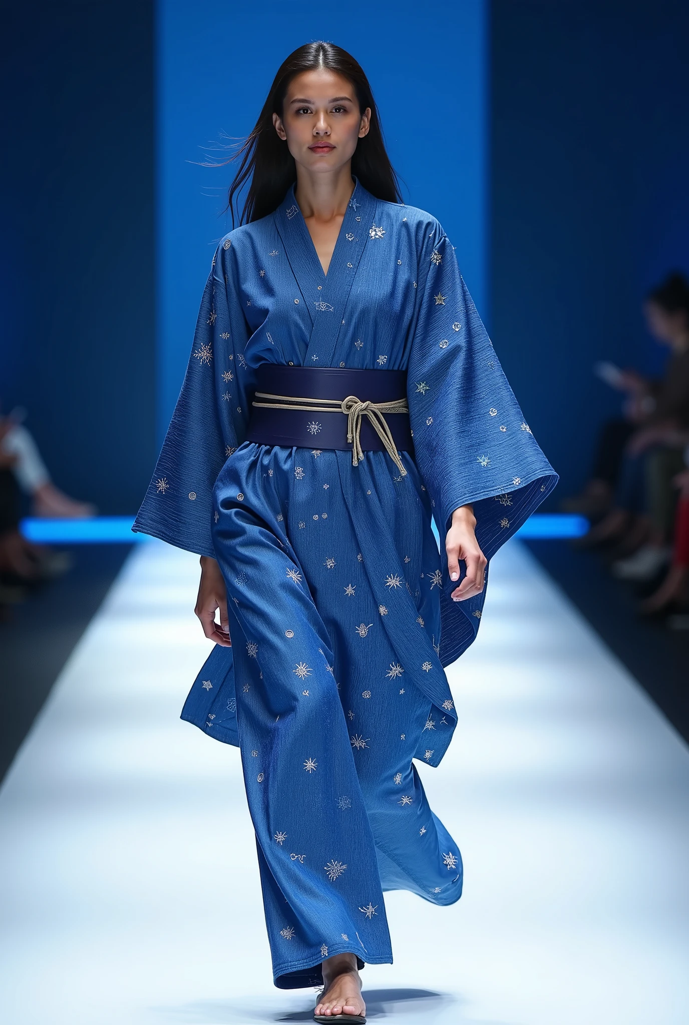  Japanese yukata walking the catwalk, Nice dress,  Get inspired by , Professional Model, cool stylish, Creating new value 