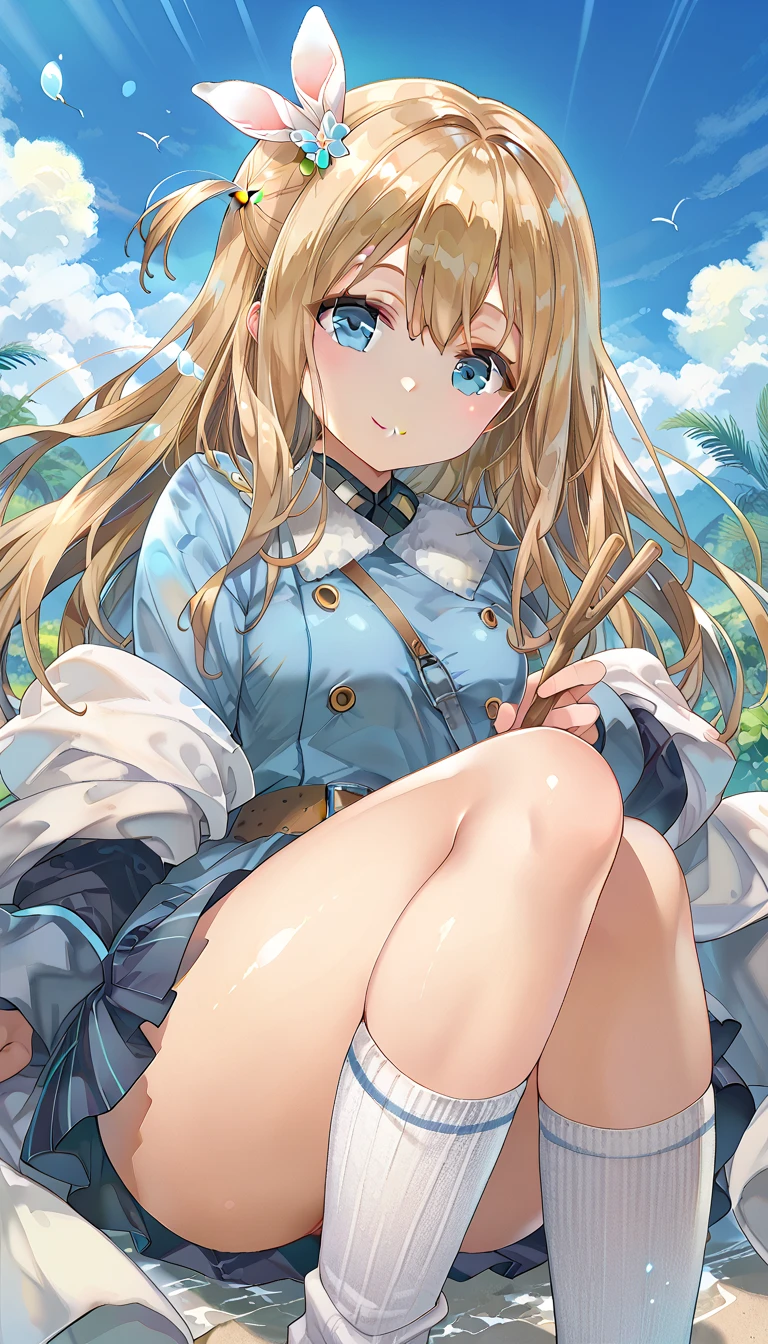 score_9,score_8_up,score_7_up BREAK source_Anime,break,
suomi (girls' frontline), 1 girl,greenい目,Blonde, (suomi-norma :1.5), smile,  long hair,
break つやのある瞳,  beautiful eyes,  enchantment,  erotic,  Shiny Skin Thigh Belt,(White knee socks, absolute domain:1.5),  sexy, 
break greenいセーターコート, White Fur on Sleeves , greenい手袋,  super miniskirt that sticks in the anus＿green,
break (masterpiece:1.2),  top quality ,  high definition , Unity 8k wallpaper,