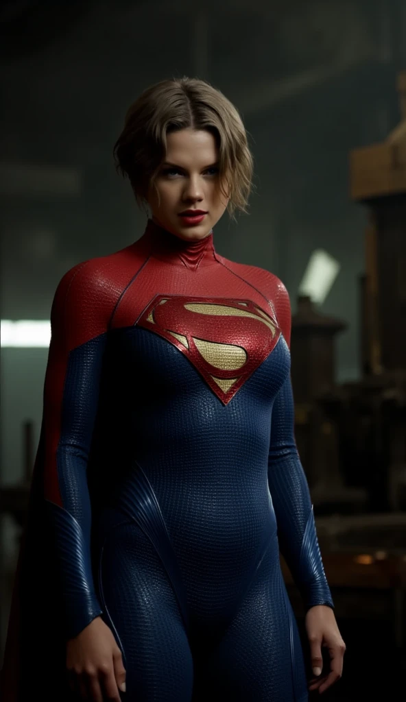 best quality raw photo of Taylor Swift as a movie star, (inside of a spacehulk:1.2), (organic:1.2), (Supergirl bodysuit:1.2), (dark moody ambience:1.2), (masterpiece:1.2), (photorealistic:1.2), (bokeh), (best quality), (detailed skin:1.2), (intricate details), (nighttime), (8k) ,(HDR), (cinematic lighting), (sharp focus), (looking at the camera:1.1), (closeup portrait:1.2), (inspired by h.r. giger:1.1), nsfw, big breasts, taylor swift