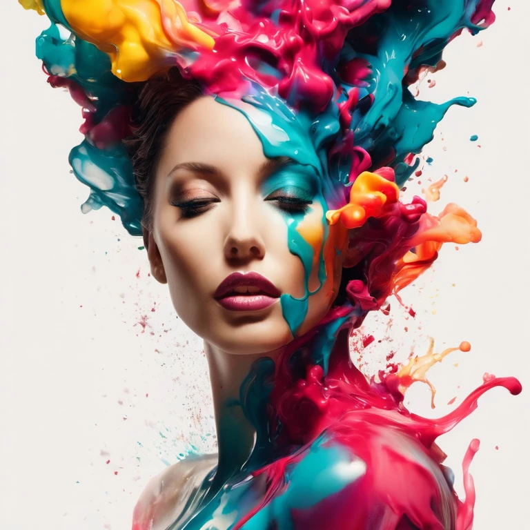  art by Alberto Seveso , Watercolor,  inkwater ,  ink cloud ,  art by Alberto Seveso ,  loose painting style ,  complicated details, sexy, erotic, cinematic lighting,  octane render , 8k render ,  volumetric lighting