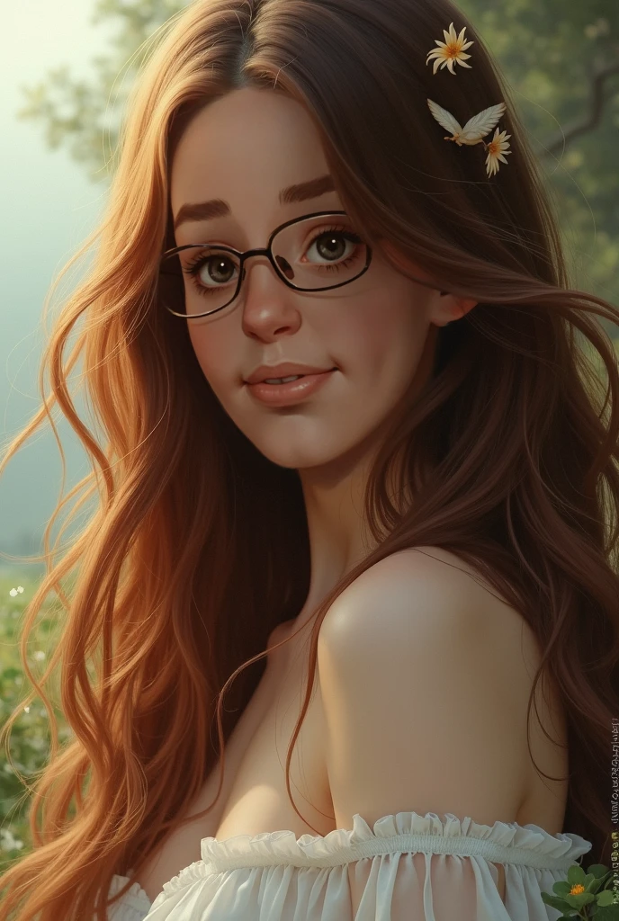 (masterpiece:1.2, best quality), 1girls, solo , young teen 13yo, slim, (completely naked), long hair, smile, fun, laugh, play, (sitting on bench), (spread legs), (hands fingering), railway in background, summer, vibrant colors, bright, watercolor