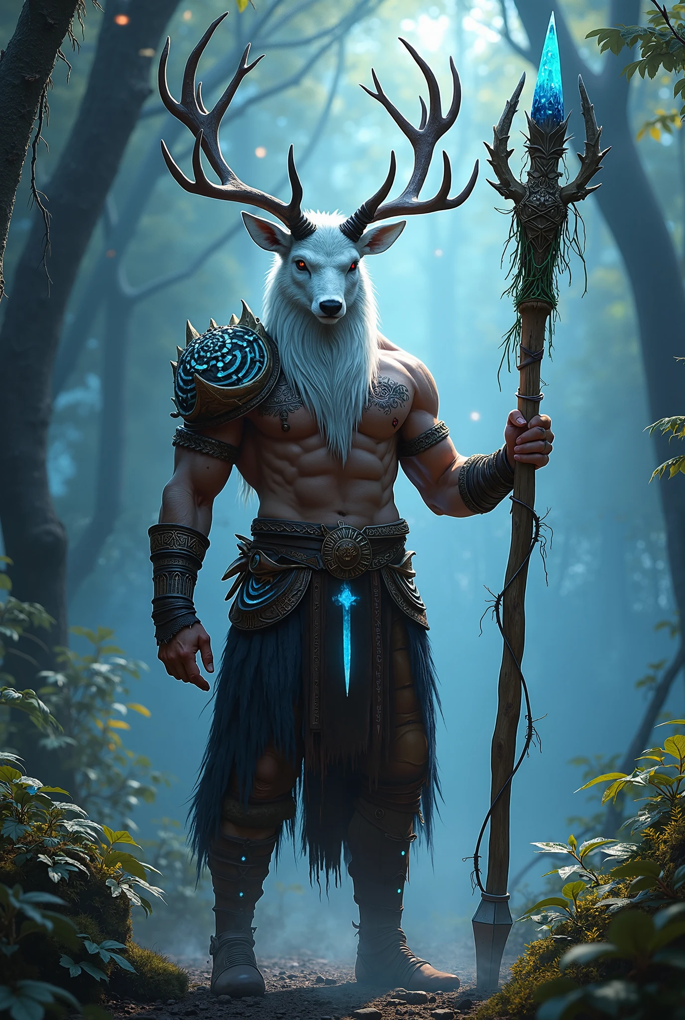 Half man and half deer