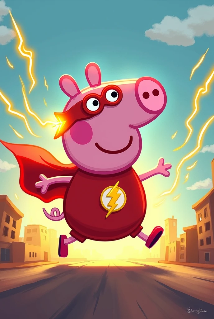 Peppa and the Flash merger