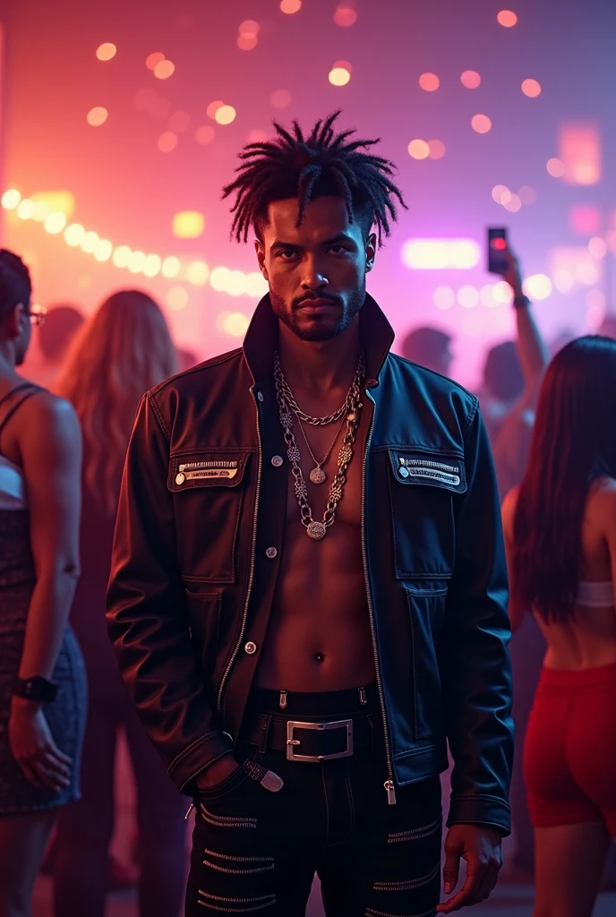 I want a cover for a song called Bailar, from an artist named: Kidd Harmonyy , set in a nightclub, consistent with the genre that is Chilean Reggaeton