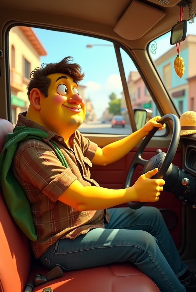 Joel, the ‘homem pamonha,’ now reimagined as a cartoonish Uber driver ...