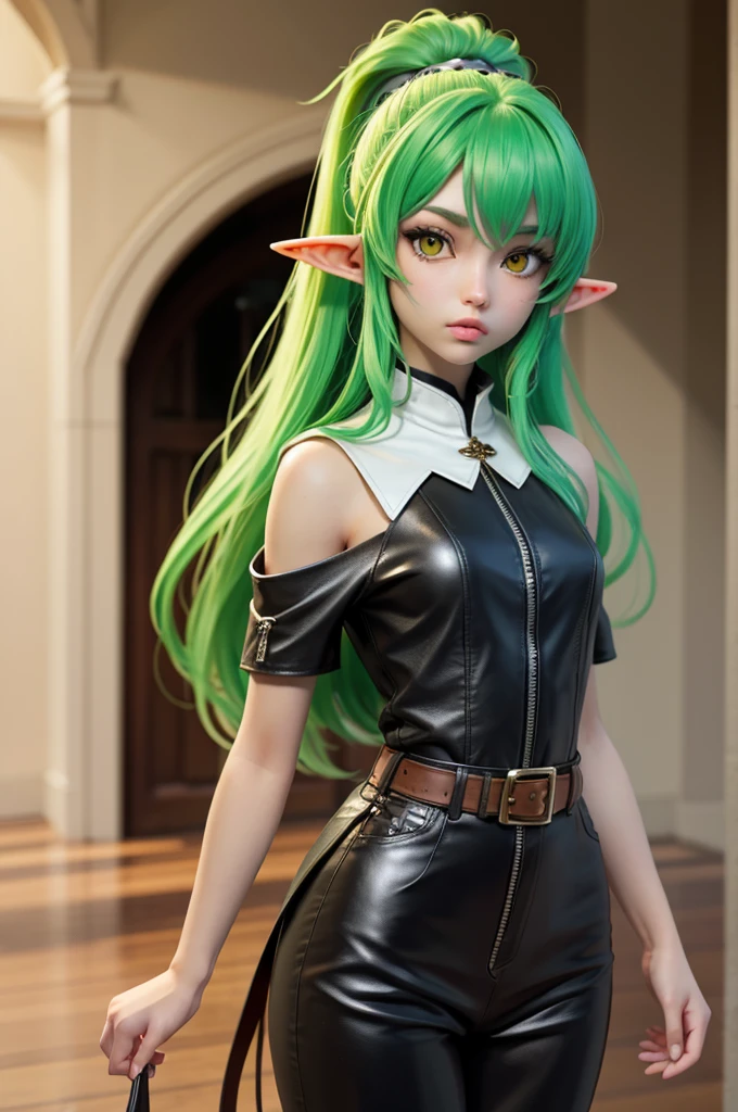 Lovecraftian goddess, black medium hair, emerald green eyes, mysterious smile, ancient deep green and black robe, arms wide open drawing ancient symbols, in the deep sea, front view, looking afar, average chest size,