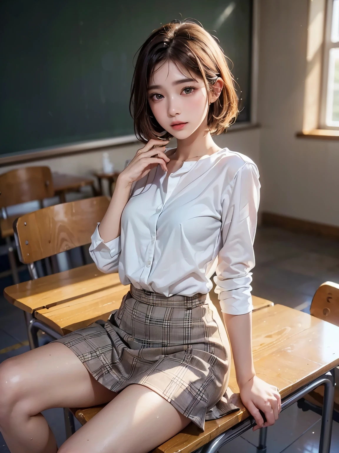 As it is,((16k, masterpiece,  RAW photo,  top quality , super high resolution ,  realistic ,  highly detailed CG integrated into 16K)), 8k,  diamond with s, wallpaper,  written border depth , beautiful face:1.4,big, Beautiful double eyelids,Cinematic Light, beautiful face,( detailed face ),( slender and cute woman :1.4),(20 years old:1.4),(With the same expression:1.4),ポーズAs it is,close ~ eye,( temporarily stop , Skin color, And the clothes are still the same.:1.4), accurate anatomy:1.4,((nsdw,Completely naked:1.4,Small and cute nipples,  beautiful pussies  ,sweat))