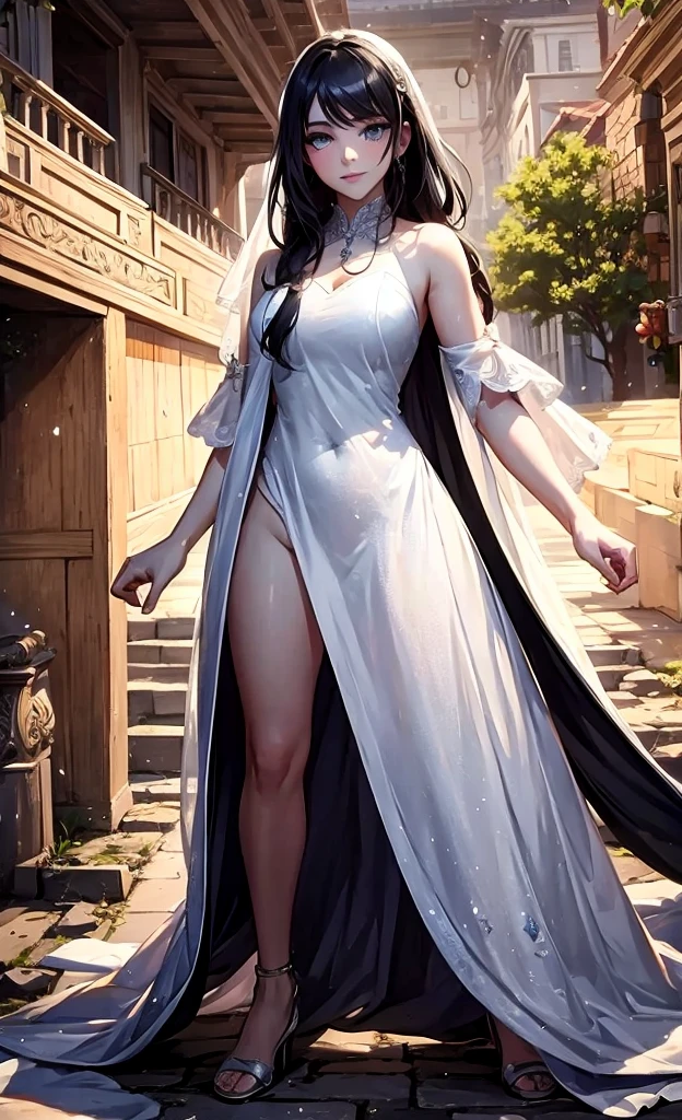 ultra realistic 8k cg, flawless, clean, masterpiece, professional artwork, famous artwork, cinematic lighting, cinematic bloom, perfect face, beautiful face, fantasy, dreamlike, unreal engine 5, science fiction,   lace, lace trim, lace-trimmed legwear, luxury, jewelry, diamond, gold, pearl, gem, sapphire, ruby, emerald, intricate detail, delicate pattern, charming, alluring, seductive, erotic, enchanting, hair ornament, necklace, earrings, bracelet, armlet,halo,autumn.
((,1girl, pov,best quality,))  ,((((,1girl,  solo, huge breasts:1.5, dress, full body,  looking at viewer, standing))))
