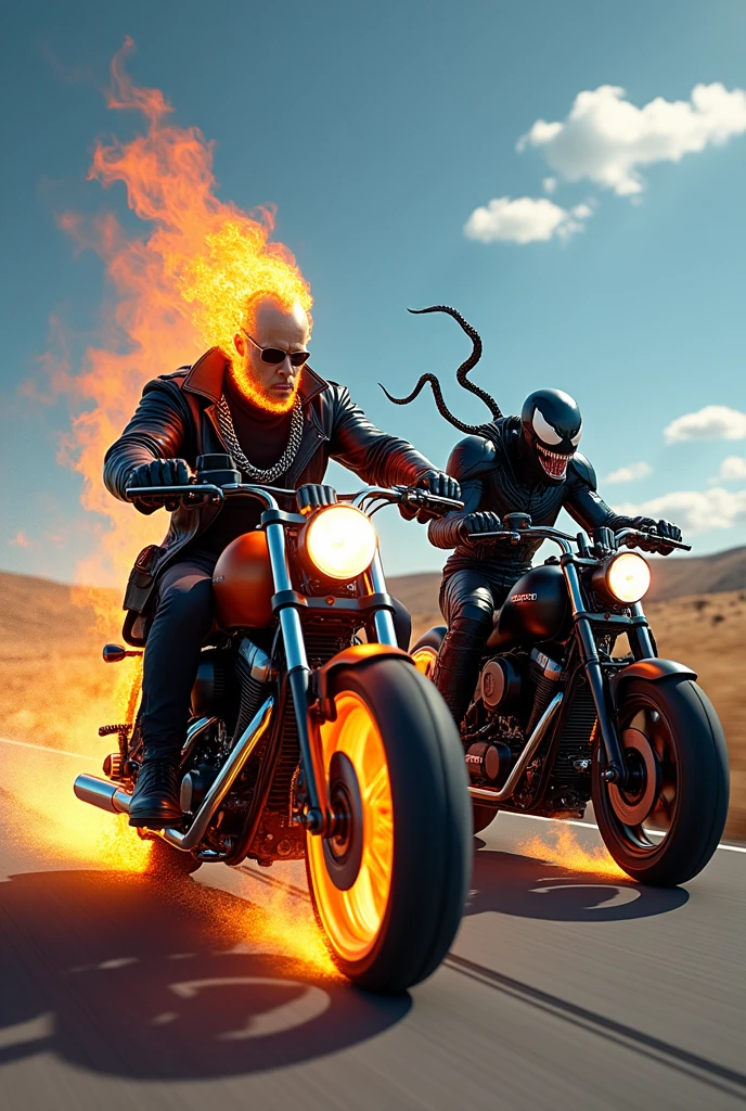 future ghost rider fight a postman