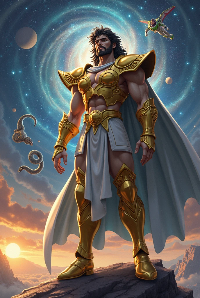 Photorealistic, ((best quality)), ((masterpiece)), (detailed), solo, 1man, ancient mythology, greek mythology , he is Atlas, the titan carrying the earth, massive earth on his shoulders, he is struggling to hold the earth world on his shoulders, he is carrying the earth on his shoulders, the earth is on his shoulders, dark fantasy scene, dark fantasy photography, 1boy, 8k, high detailed, ultra-detailed, Stylish Pose, real skin texture, dark cinematic lighting, 18-year-old male model, handsome, tall, cute looking, evil look, dark look, powerful, a young male handsome model, super strong, muscular, fit, massive muscles, six pack, clean shave, blue eyes. short messy brown hair, messy hair, ancient Greek small skirt, linen antique draped cloth skirt, ancient outerspace, constellation, galaxies, stars in the background