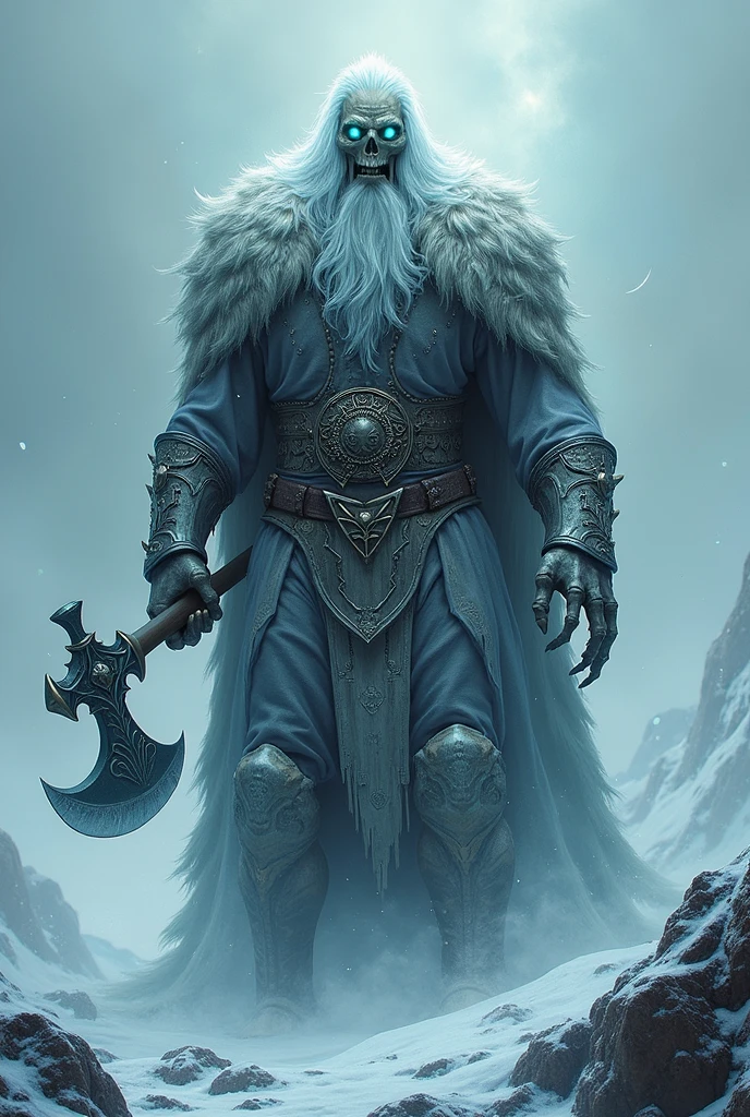 Winterman with winter sword