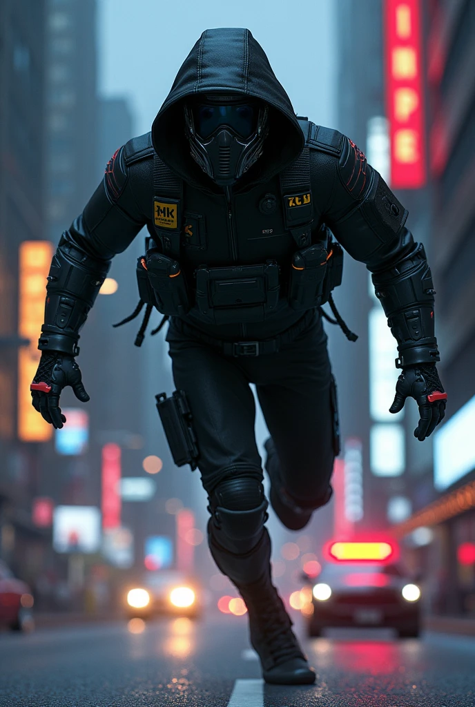 Night Rider Superhero. - SeaArt AI