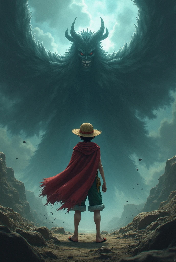 Luffy unlock his bunkai with a skull