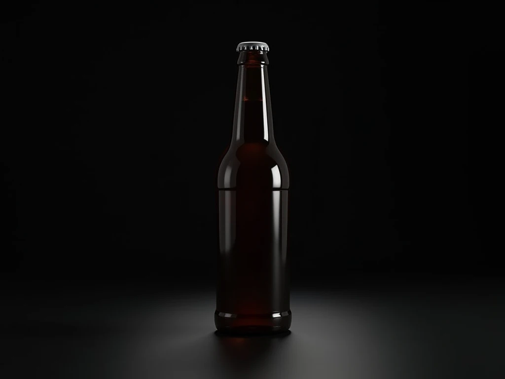 Michelada, its white outline and black background