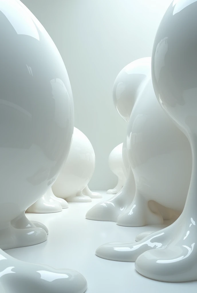 Black and white melted gummies for coloring

