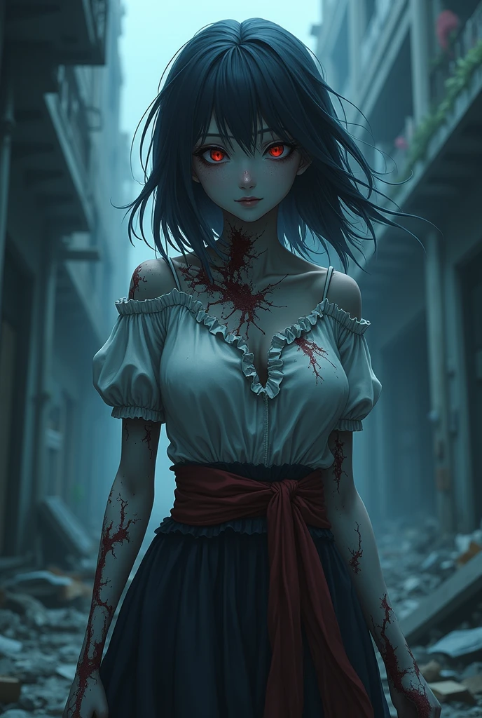midnight、pandemic、resident evil、T-Virus、☣️、Zombie Virus、Grey Flesh、Slit Mouth Zombie、Torn clothing、Blood at the mouth、Breakdown of reason、