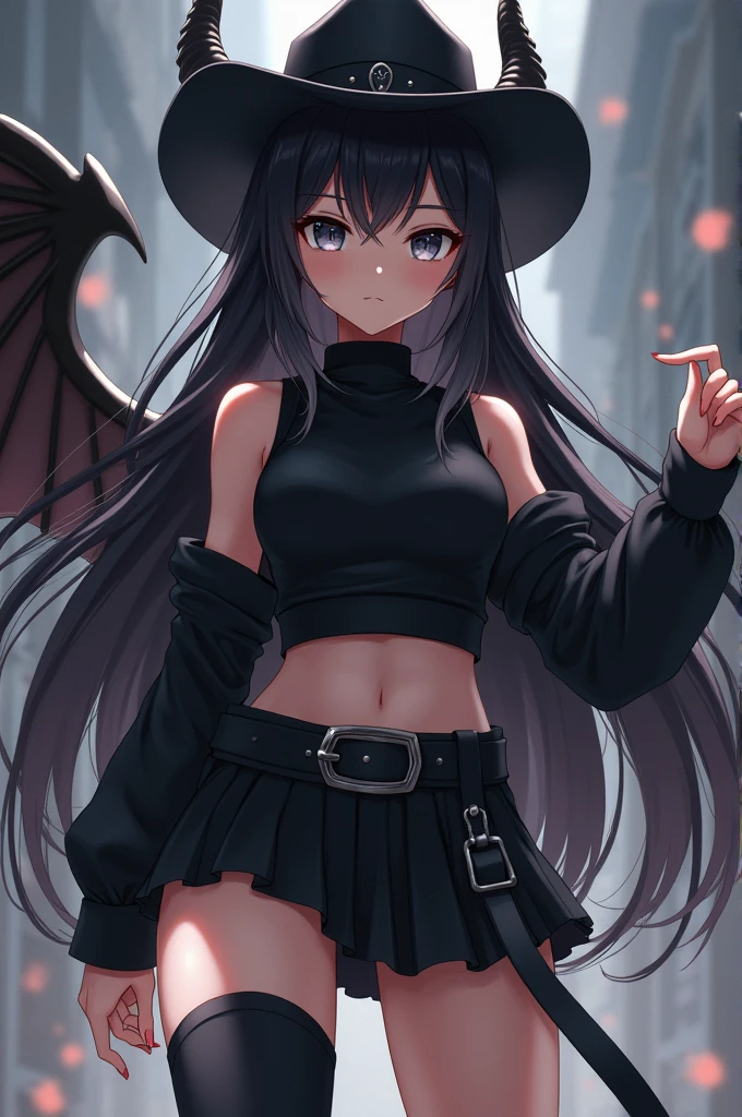 el demonio, alas, cola, muslos negros, brown straw hat, dado por el regimiento, volado, backless, atar,