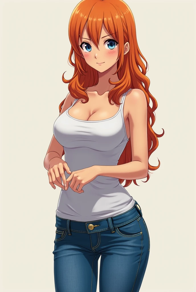 (Masterpiece, Best Quality, High Quality), (chibi), nishikino maki, volumetric lighting, illustration, purple eyes,beautiful,Blushing, breasts, seductive smile,perfect lighting, perfect shadows, red strapless tube top,off shoulder small jacket, navel, sexy jeans pants,watch, (breathtaking scenery:1.1),(her hair flying from the wind:1.3),(detailed hair strands),big breasts 