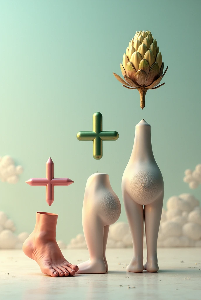 (((Hyper realistic))) Hanging fruit, stretched lengthwise and twisted.