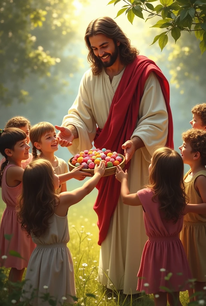 Jesus blesses children