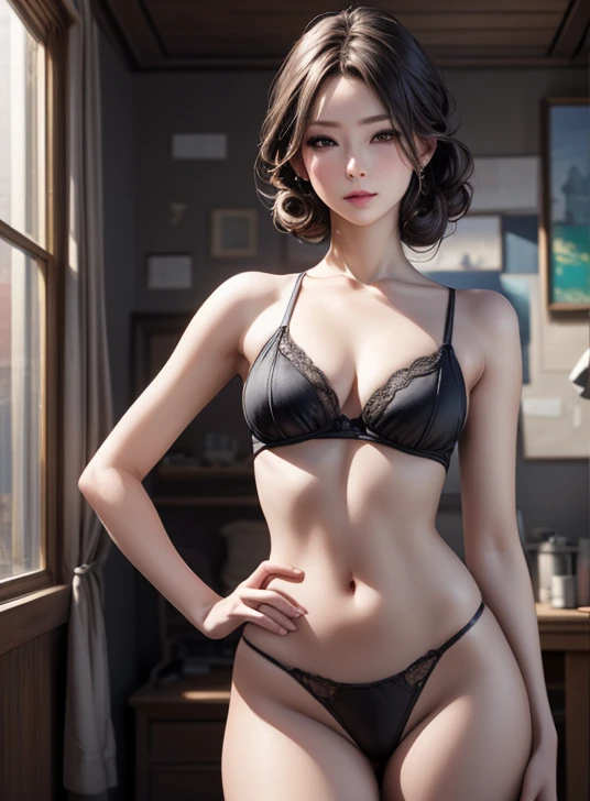 ((  top quality  )),(超   high definition  ),(  very detailed),(Detailed explanation),((  best CG  )),(masterpiece), Super Fine Art 、(  top quality  、8k、32K、masterpiece)、( realistic )、( realistic :1.2)、(   high definition  )、  very detailed、   WHITE WOMAN SECRETARY STANDS ON HOMEFIELD ,  very beautiful face and eyes  、 1 Woman 、((:1.3))、 Slim waist、Delicate body、(  top quality  、  attention to detail 、 Skin Details )、(Oil paints:1.2、  perfect anatomy :1.3)、  very detailed、((random hair style:1.8))