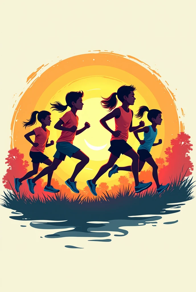 Fun run tshirt design