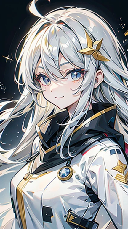  ahoge, crossed bangs, long hair, floating hair, straight hair, shiny hair, x hair ornament, mole under eye, longeyelashes, smile,bigbasts, anime, anime style, move chart, UHD, masterpiece, retina, accurate, anatomically correct, super detail, high details, high quality, best quality, highres, 1080P, HD, 16k