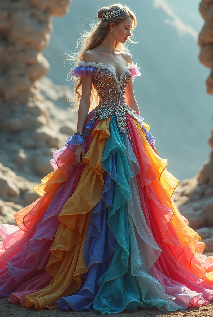Can you make me an outfit inspired by stained glass? 
