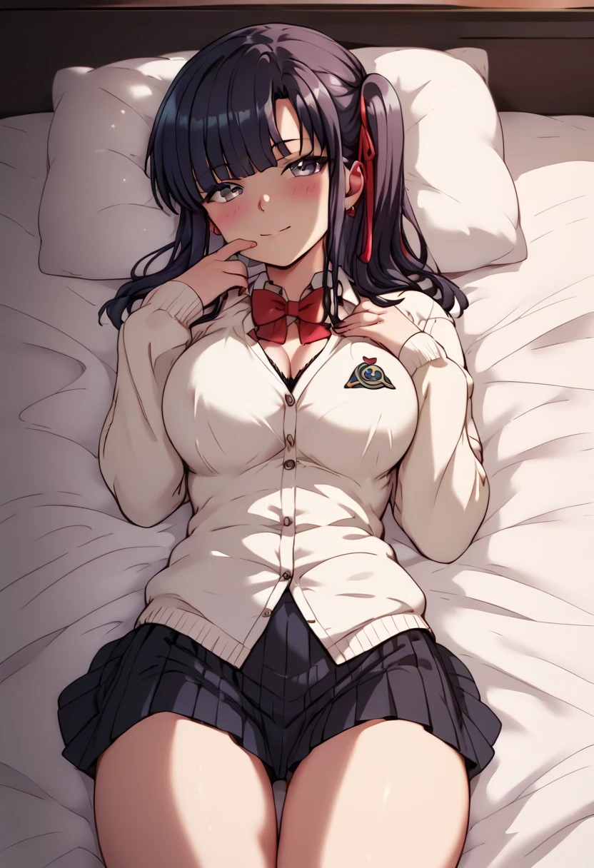 Sakura: dressed as a slut schoolgirl. Invitation to get laid in bed .clothes_The_slut.