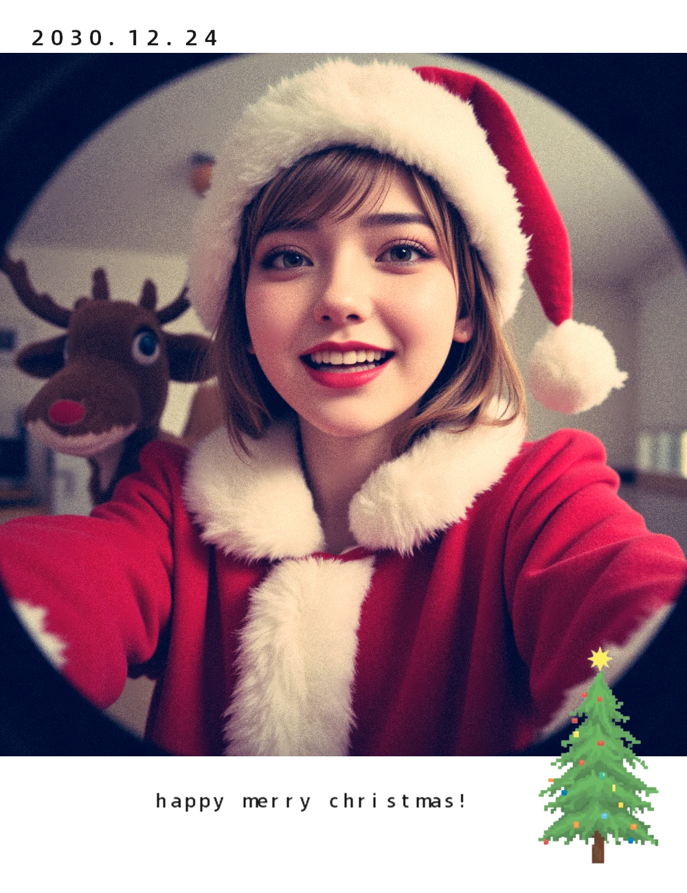 （1219）Christmas Polaroid Photo Generator/圣诞宝丽来照片生成器/クリスマスポラロイド写真生成器