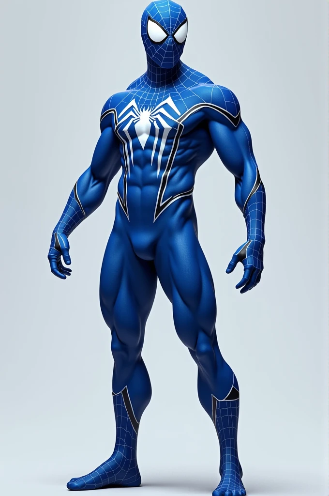 Close-up of a man in a tight super suit, Spider-Man mask, ((character concept art)), ((character design sheet, same character, front, side, back)) tall, slender, shredded, skinny, Concept art, chara-sheet