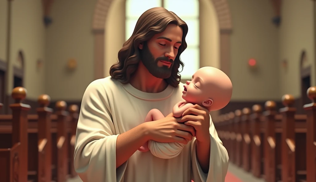 Perfect hand 5 finger, Portrait of a handsome Jesus Christ carrying baby Jesus Christ. wearing purple clothes  shining the light from his head and heart all over. Sitting in the throne of the palace, handsome Jesus Christ and baby Jesus Christ, real blue eyes, sunny day, intricate details.real handsome Jesus Christ and baby Jesus Christ, straight head face, Straight body.Prayer handsome Jesus Christ and baby Jesus Christ, perfect full body,  perfect hands finger,Prayer handsome Jesus Christ and baby Jesus Christ, praying handsome Jesus Christ and baby Jesus Christ backgrounds natural photographic