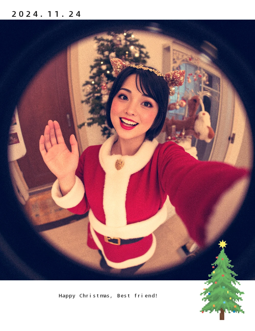 （1219）Theme：Christmas Polaroid Photo Generator/圣诞宝丽来照片生成器/クリスマスポラロイド写真生成器