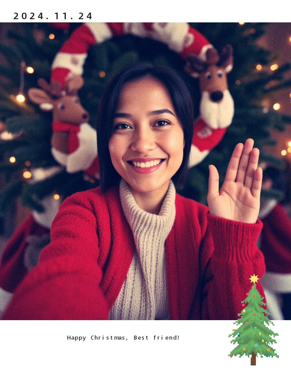 （1219）Theme：Christmas Polaroid Photo Generator/圣诞宝丽来照片生成器/クリスマスポラロイド写真生成器