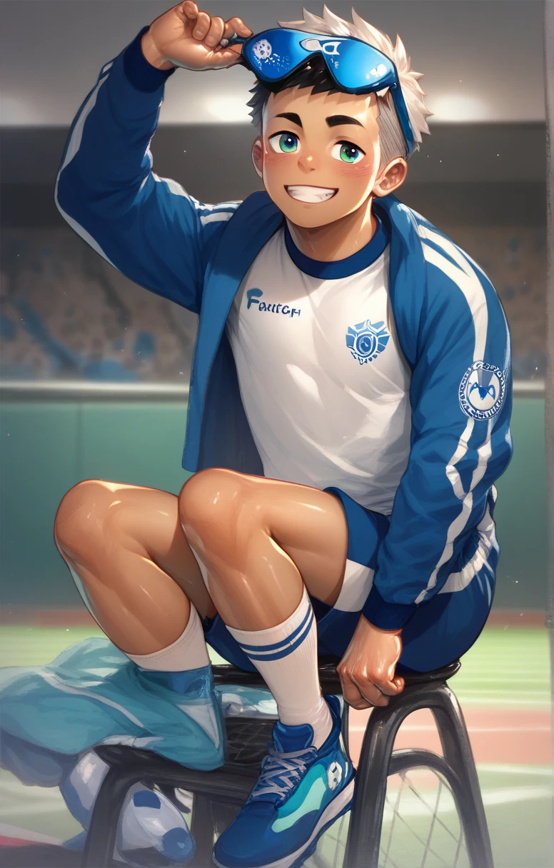  Cute young man twink soccer player 