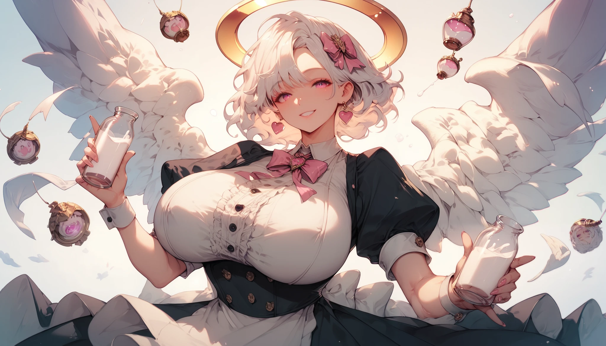 nsfw, 1woman, 21 years old, Super Beautiful Japan Girl, super pretty, Super Cute, ultra-sexy, ((Best Quality)), (Ultra-detailed), ((Extremely detailed)), ((kawaii)), Cute, (lovely), ((Sexy)), curvy, (forehead:1.2), (pink straight middle hair:1.4), ring earrings, Purple eyes, (gigantic-breasted:1.7), gleaming skin, Sunlight Park, (pink magical girl costume:1.3), very short pink frilly miniskirt, very small pink panties, (panty shot:1.3), long white gloves, long white boots, (hands to forehead:1.5), (index finger to forehead:1.5), forehead focus, (golden beam from forehead:1.5), (leaning forward:1.3), standing, (open stance:1.3), red cheeks, embarrassed, (angry:1.3),