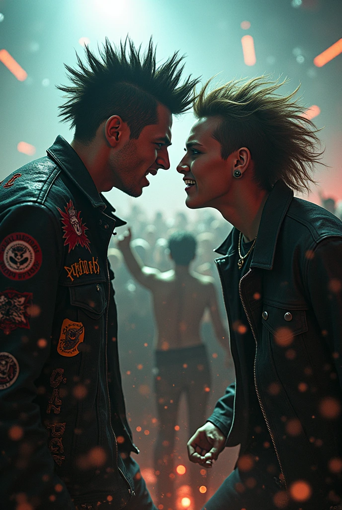 A Duff Mckagan, Gojo Satoru and Geto Suguru Kissing