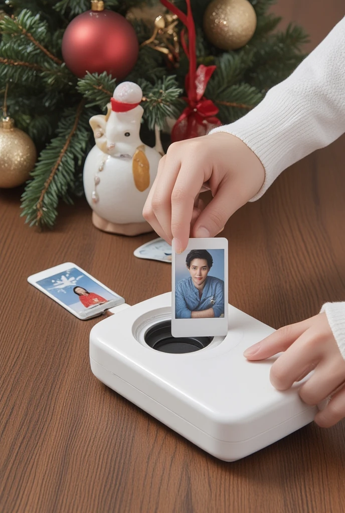 Christmas Polaroid Photo Generator