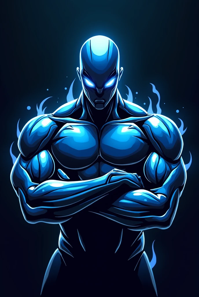 Saitama with handsome face, luminescent blue tattoo, glowing red eyes, transformed state mode, extreme instinct, epic anime about energy man, fire, lava, the works epic anime art, Dragon Ball Universe Concept art concept, 8k manga wallpaper, digital anime art details, advanced digital anime art, detailed anime artwork, bad anime 8k.