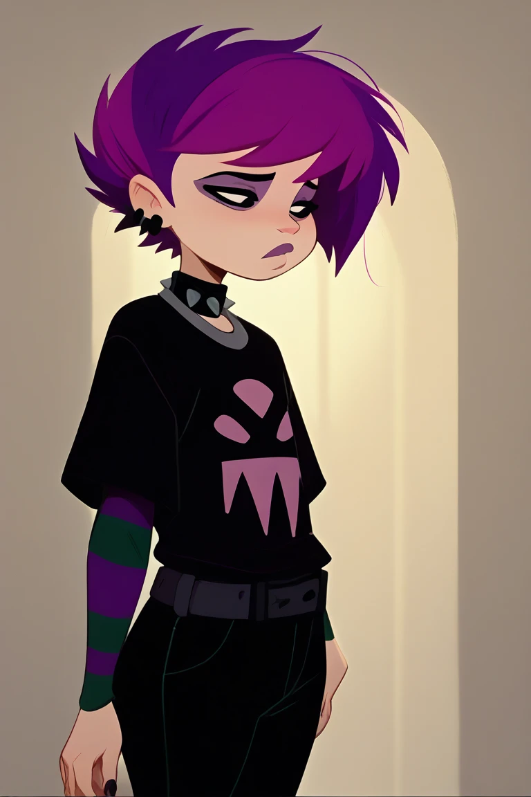 adopt character concept, eleven, (albinism), (((Gothic))), Whole body
