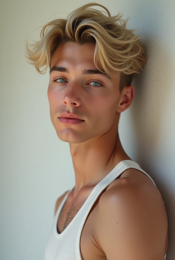 ((masterpiece)), ((best quality:1.2)), High Resolution, 8k, (ultra_realistic:1.3), (photorealistic:1.4), (instagram model, handsome:1.2), sharp focus, a close up shot of (tedpullinkm), model pose, wearing vneck shirt, posing for the camera, soccer field, ((looking at viewer)), <lora:TedPullinKM:0.8>