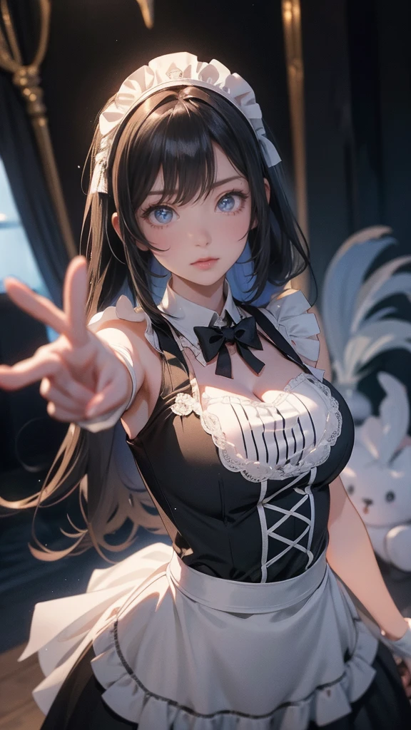 arafed woman in a black and white outfit posing for a picture, cosplay of a catboy! maid! dress, Anime girl cosplay, anime girl in a maid costume, gorgeous maid, azur lane style, Maid outfit, cosplay foto, cosplay, Albedo from Overlord, Anime cosplay, alluring tipha lockhart portrait, A scene from the《azur lane》videogame