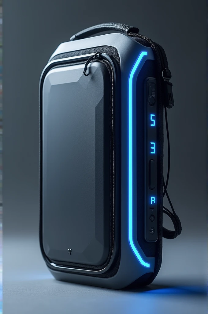 pencil case,Backplate expanded with LED , side open with laminated stationery