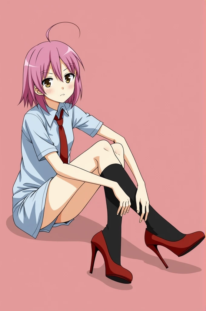 TMM_strawberry_Momomiya, One girl, alone, smile, masterpiece, expensive quality, very_expensive_solve, big_file size, full color,(completely nude:1.2),pussy,niplles,small breast,