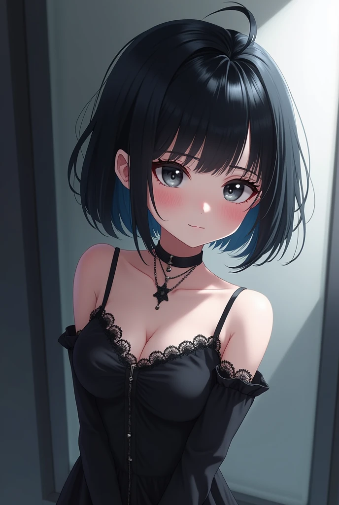 do one with short black hair