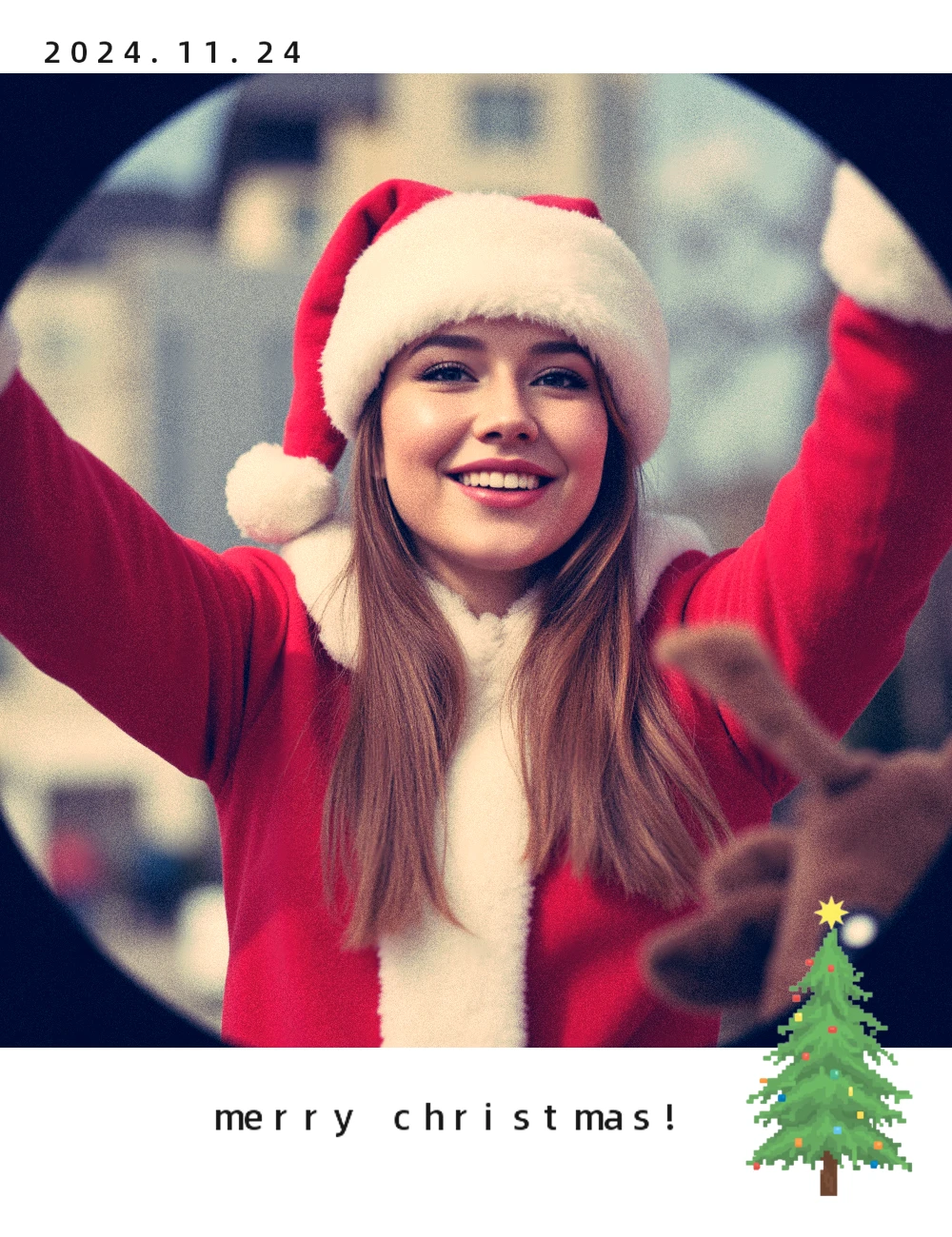 （1219）Theme：Christmas Polaroid Photo Generator