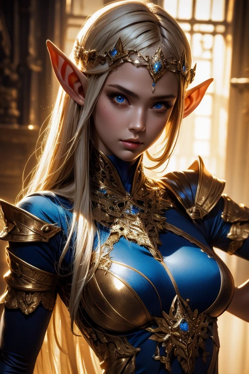 8K,Super beautiful elf with short blonde bob,Alafeid woman wearing gorgeous purple and black breast armor posing with a bow, super detailed fantasy characters, 3D Rendering Character Art, blue eyes,ArtJam ; 3D Unreal Engine,  Stunning Armor, Amazing character art,  Gorgeous Female Paladin,超A high resolution,Ultra-Realistic Skin,Beautiful expression,Sexy appearance,attractive,Beautiful breasts.Elf Ears,Model Chute Style、(the Extremely Detailed CG Unity 8k Wallpapers)、Full body photos of the most beautiful works of art in the world、Front 4 poses、Pearl Skin、diamond、Medieval architecture,trending at artstationh、CG trends、Every detail、Sharp focus、Dramatic and realistic painting、Sexy Costumes、Beautiful breasts、blue eyes、Beholder、Beautiful expression、Accentuate your cleavage、Beautiful decoration,Inside the cave,Highly detailed photos, Ultra-high resolution, masterpiece, highest quality,  Perfect lighting, Detailed lighting, Dramatic Shadows,  Looking at the audience, 美しくEvery detailこだわっ青い瞳, Clear Eyes, Red lips, ((The dark earth of the underworld)), Upper Body, masterpiece,highest qualityのフォトリアリスティックなRAW写真。Bright colors,Rich colors, Backlight, Cinema Lighting, Film Grain, to be born, 50mm lens, Nikon D850,Detailed character art,Fantasy art,Ultra-high resolution,Ultra-Realistic Skin,Perfect hand shape,Fantastic landscape,Makeup,Hard and strong abs,Possesses a gorgeous purple and black bow,