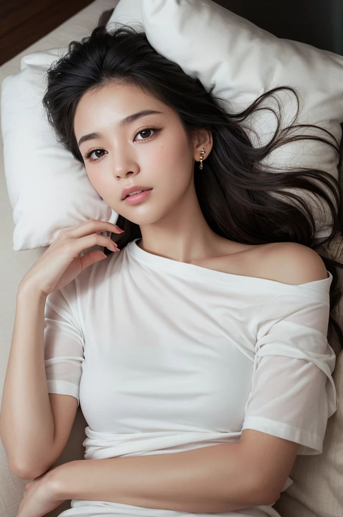 (Realistic:2),(masterpiece:2), (highest quality:2),8k,highest quality、(lips are white:2.4),woman、delicate、beauty、1 person,((Lackluster lips:2.4)),Kuma:2,(Masturbation:2.2),(Blowjob:1.8),(Underarm hair:1.6),pubic hair:2、Spread your legs,(White Lips:1.4),(Lips are white:1.8),(Her lips are beige:1.4),(Thin lips:1.4),(Half-open eyes:1.4),Subtle lip wrinkles、(Drooling from the lips:1.2),(High nose:2.2),Thin Nose:2,(Clear Eyes:1.2),Long Hair,Wavy black hair、(Thin eyebrows:1.2),Narrow forehead、(Pale complexion:2),(Please open your thighs:1.8),(White Chinese clothing:2),(Sleeveless:2),(No makeup:2)),(No makeup:2),(Beautiful breasts:1.2),Good move....、4K, Thin arms, Thin thighs, Long legs, delicateな体, slim, Tight waist, Fine skin,Dynamic Angle, pubic hairを見せる、Spread your legs、Underarm、Underarmの細かいシワ、Underarmの皮膚が黒い、黒いUnderarm、(Very detailed), (Detailed face), ((18歳woman)),(Very nice hands:1.4),日本人woman, alone, Realistic Skin, Realistic Face, Spread your legs, 完璧な体型を持つ美しいwoman: 1.4、slimな腹筋:1.2、double eyelid,Realistic Skin, Realistic Face, Looking at the camera, ((highest quality, 8k, masterpiece: 1.3)), 完璧な体型を持つ美しいwoman: 1.4, Highly Detailed face and skin texture,Very detailed, Realistic Skinのテクスチャ, Cool girl、Wavy Hair、flowing bangs、Tight Chinese clothing、Sleeveless、evil brainwashing、Mind control、Grin、Whisper in my ear、evilな表情、evil、Hollow Eyes,Half closed eyes、Hollow Eyes、evil、Church at night、Swear allegiance、Sexy pose、Semen On , Penis Facial, ((Sticking out tongue, Open your mouth))