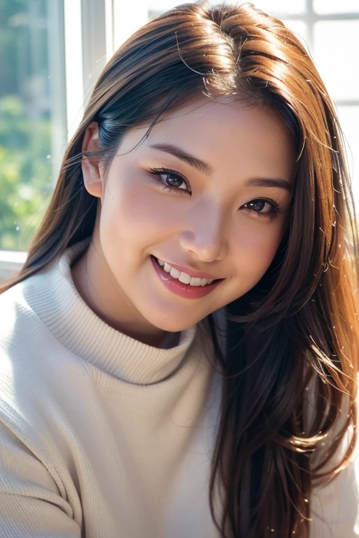 Japanese ),((beautiful girl)),cleavage,An expression that imagines something pleasant:1.2,(perfect body beauty:1.2),((perfect body)),(shy smile),beautiful teeth,